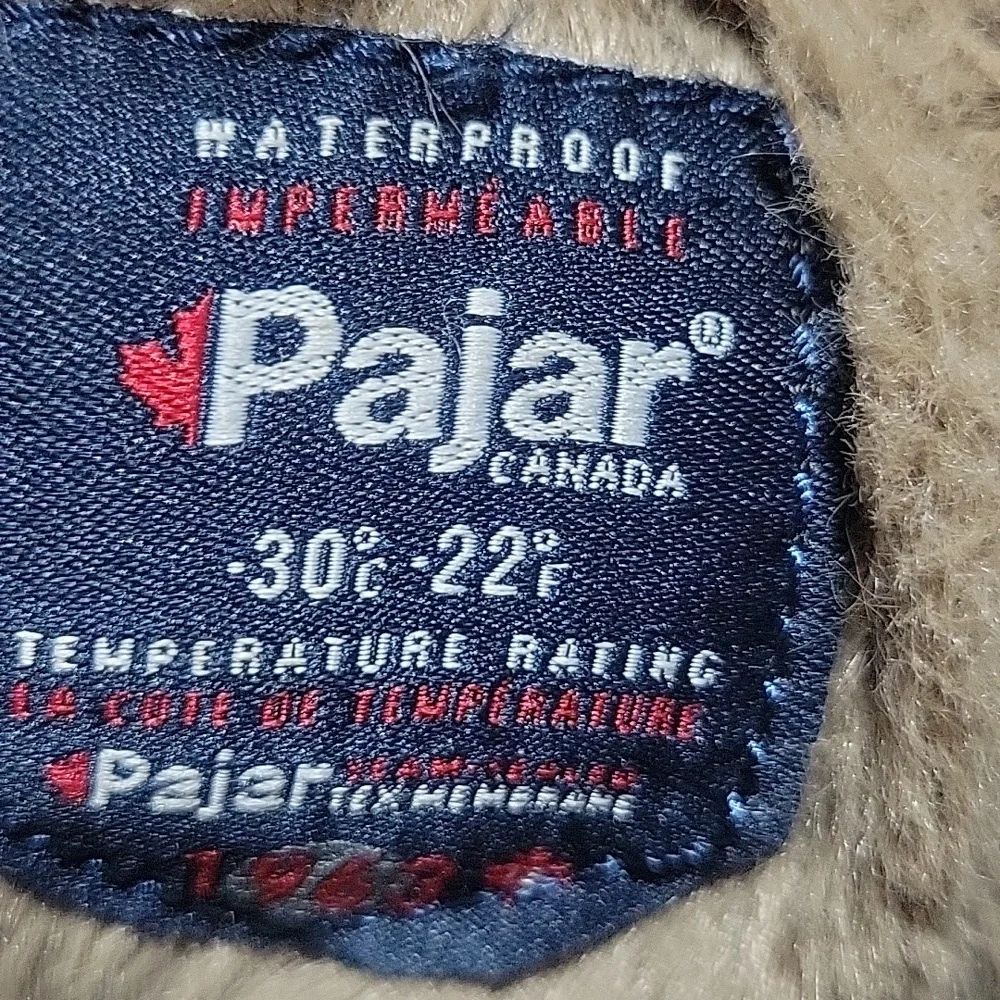 Pajar Canada Winter Snowboots Genevieve      Honey And Dark Brown Sz 9.5